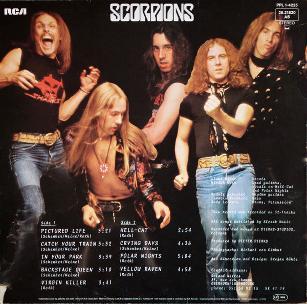 Scorpions : Virgin Killer (LP, Album)