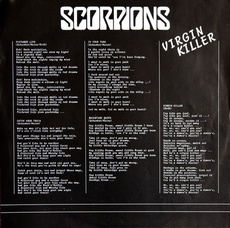 Scorpions : Virgin Killer (LP, Album)