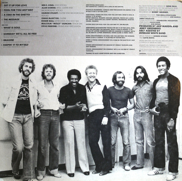 Average White Band & Ben E. King : Benny And Us (LP, Album, PR )