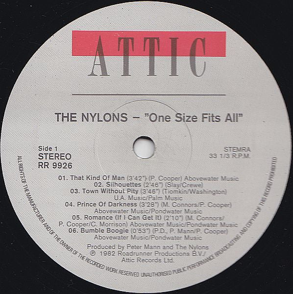 The Nylons : One Size Fits All (LP, Album)