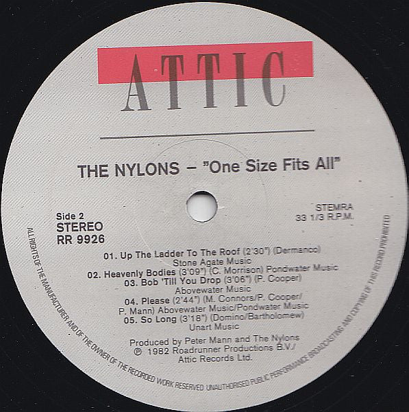 The Nylons : One Size Fits All (LP, Album)