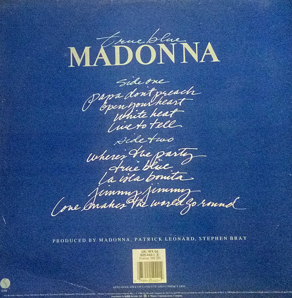 Madonna : True Blue (LP, Album)