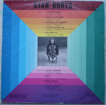 Stan Borys : Szukam Przyjaciela (LP, Album, Blu)