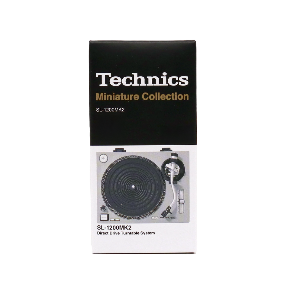 2x Technics SL1200 mk2 turntables + battlemixer + headphone miniature DJ Set